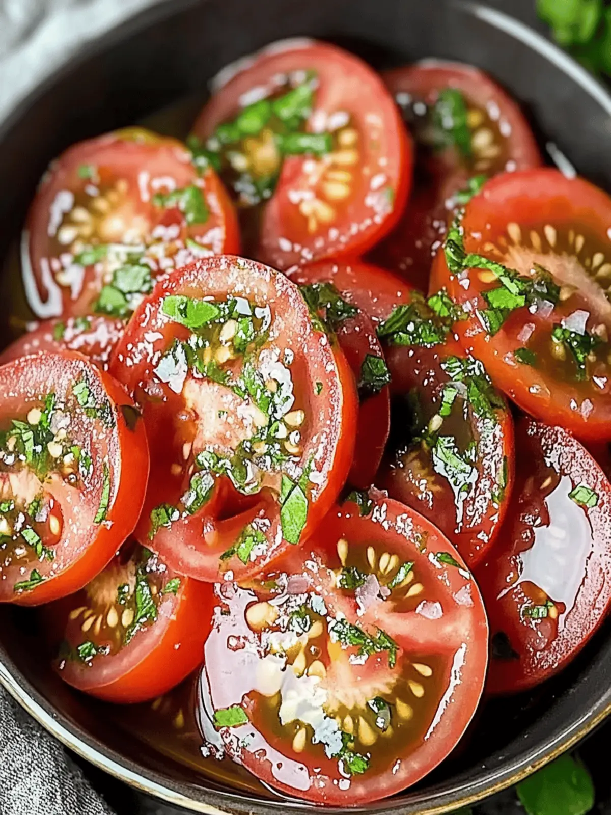 Marinated Tomatoes