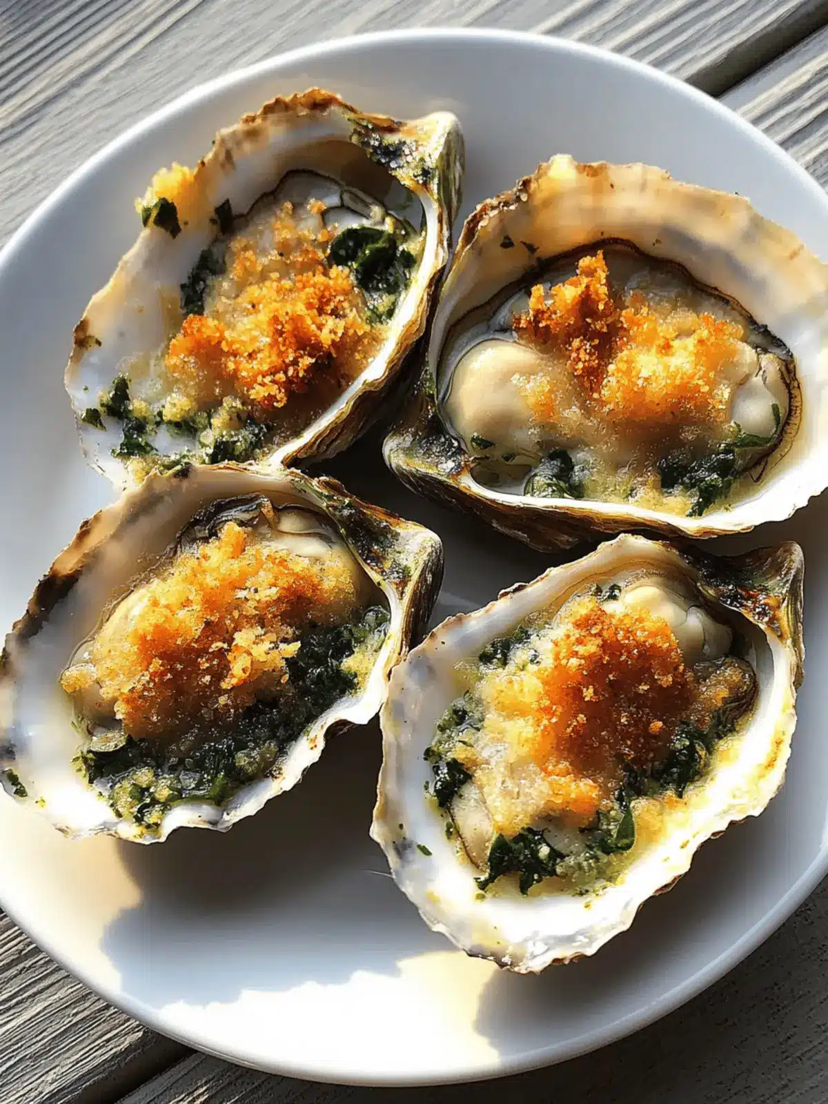 Oysters Rockefeller