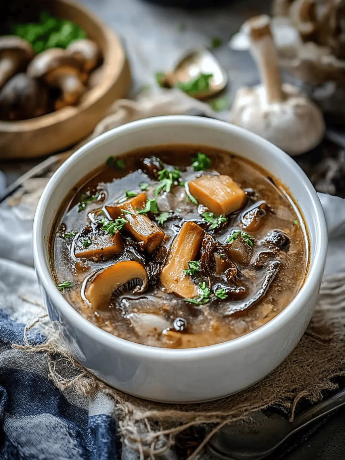 Cozy Up with Hearty Russian Dried Mushroom Soup Delight Russian Dried Mushroom Soup