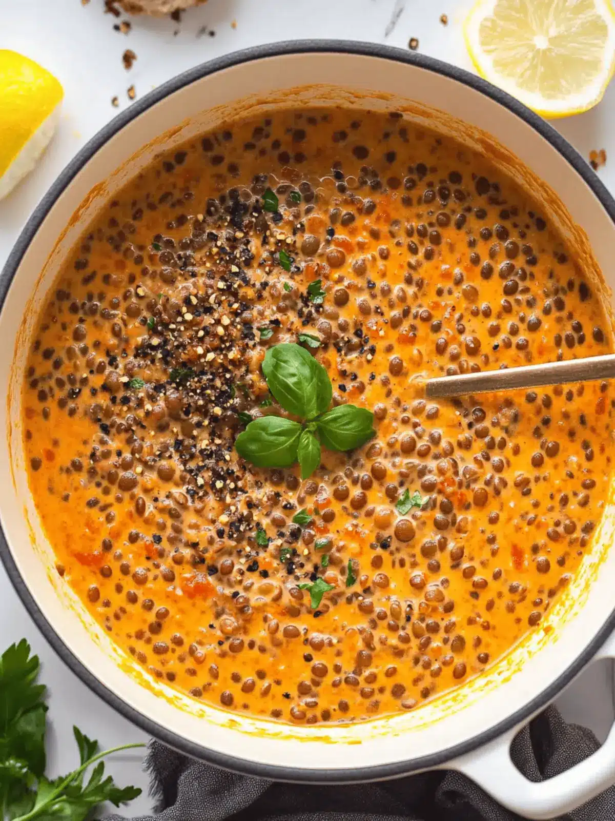 Creamy Marry Me Lentils