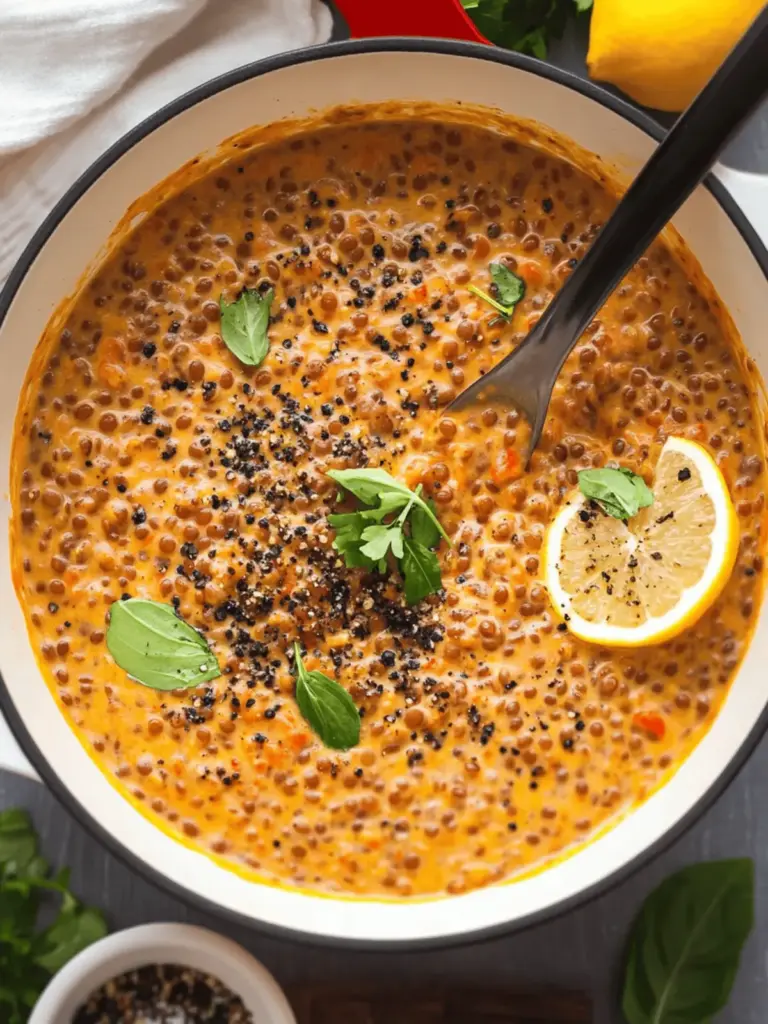Creamy Marry Me Lentils