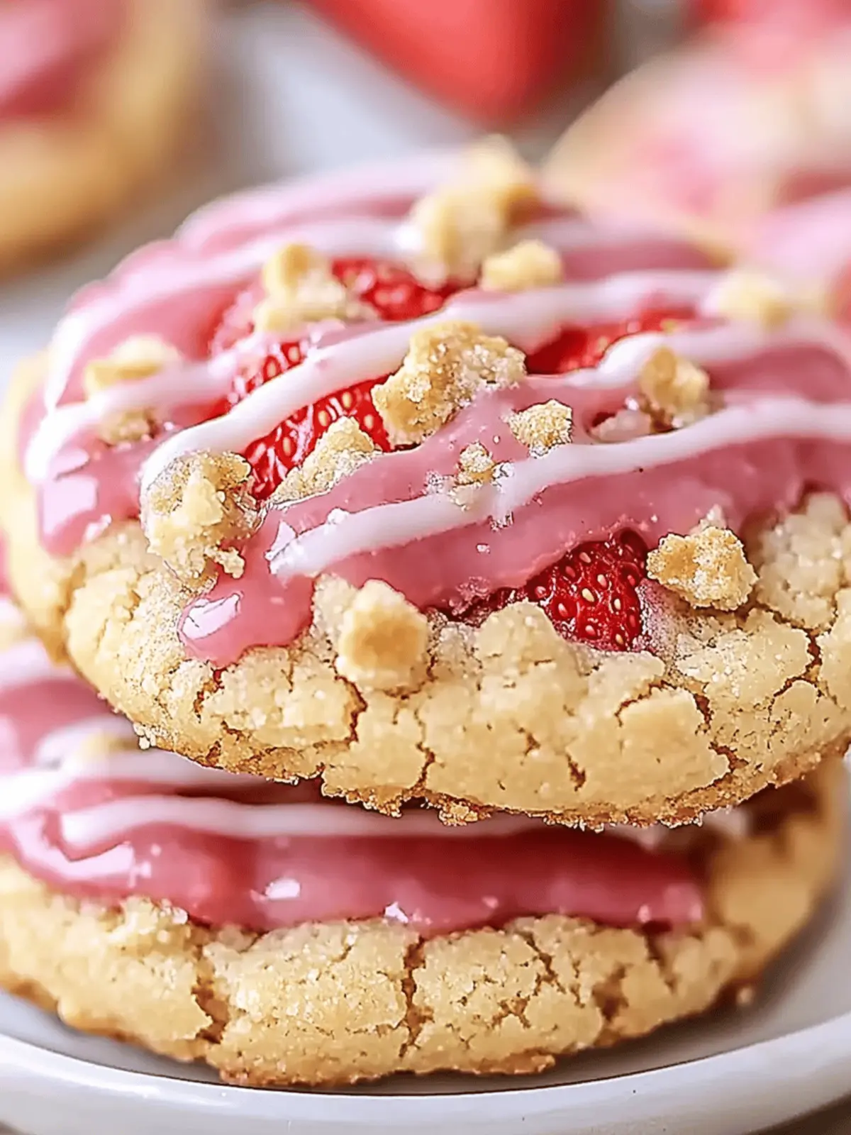 Strawberry Crunch Cookies That Bring Summer to Your Kitchen Strawberry Crunch Cookies