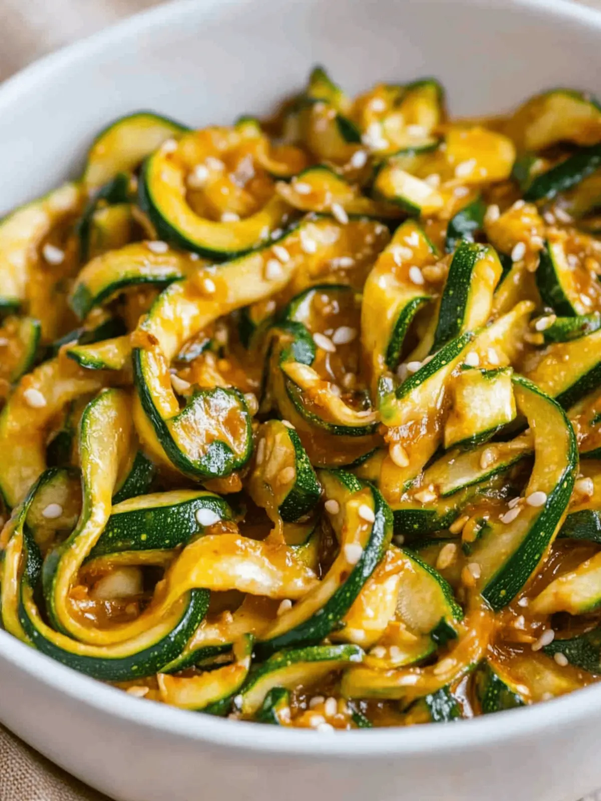 Spicy Garlic Chinese Zucchini Noodles You’ll Love Instantly Spicy Garlic Chinese Zucchini