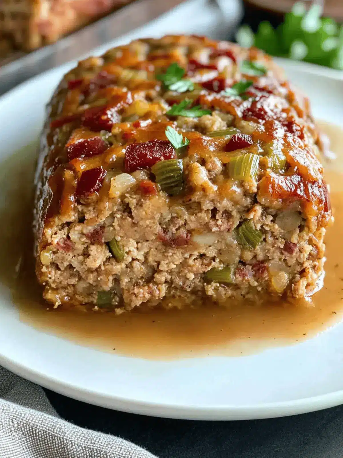 Turkey Stuffing Meatloaf