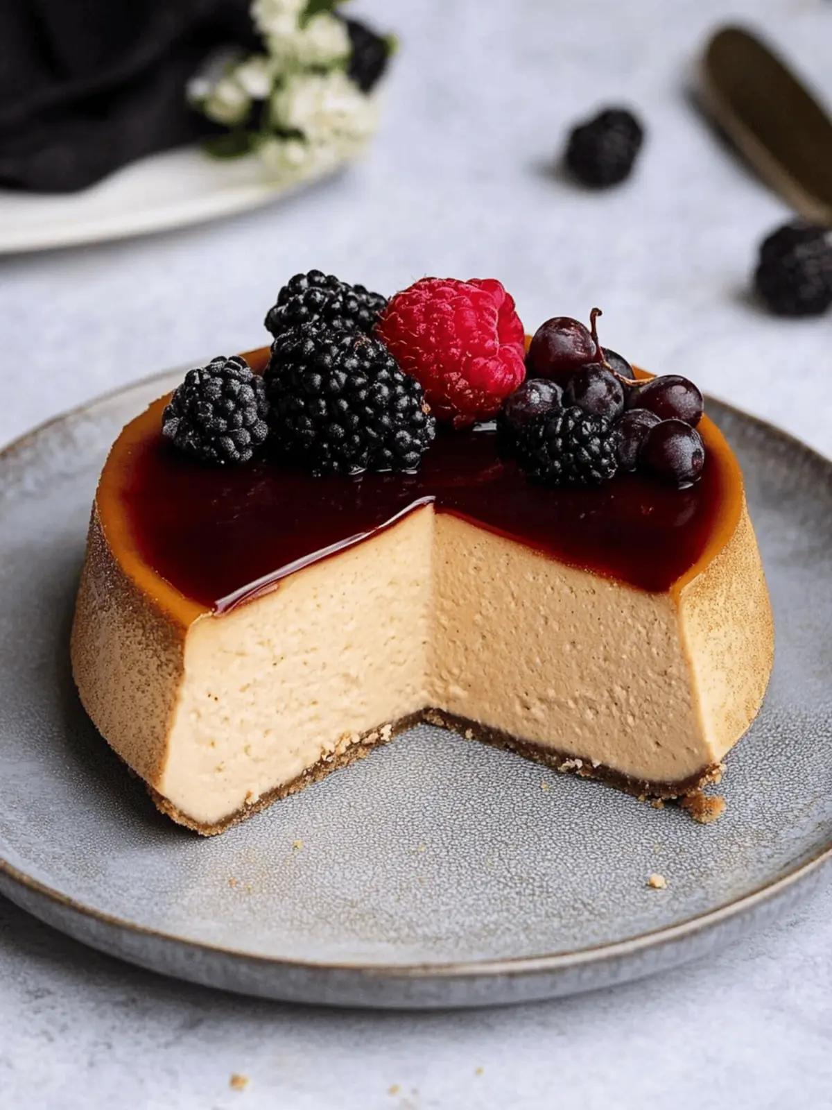 London Fog Basque Cheesecake