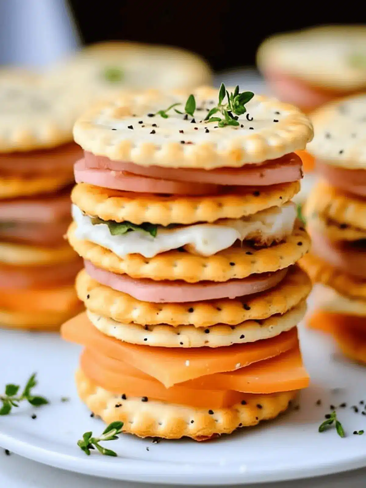 Ritz Crackers Party Sandwiches