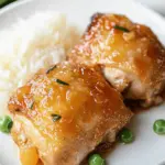 Baked Apricot Chicken Thighs