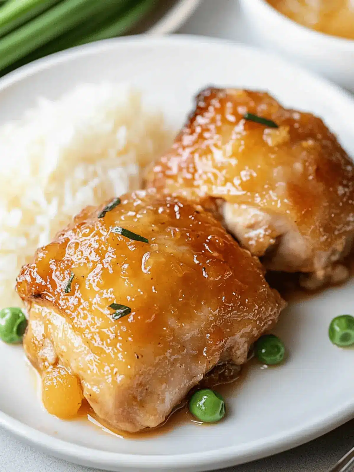 Baked Apricot Chicken Thighs