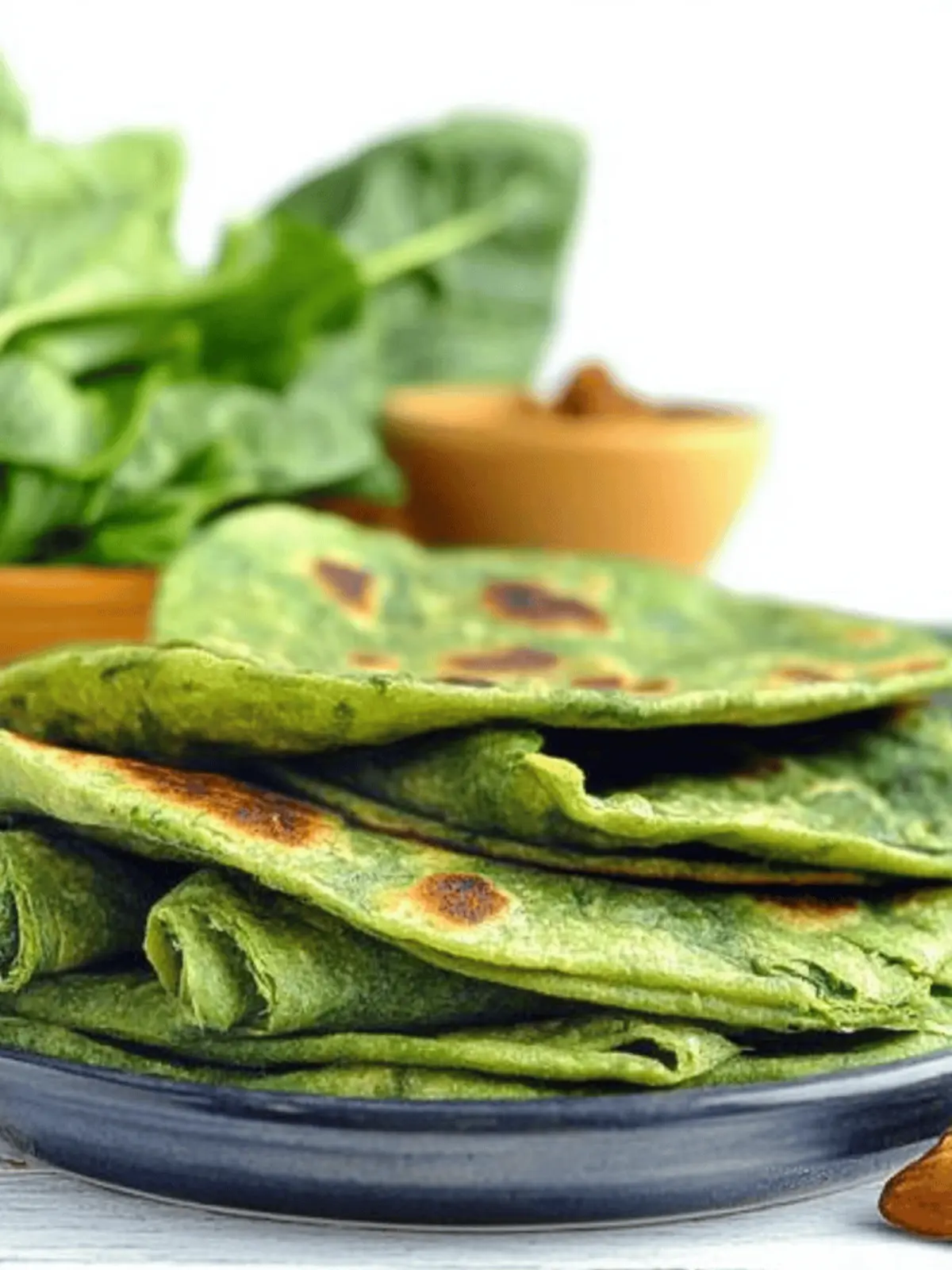 Homemade Spinach Tortillas