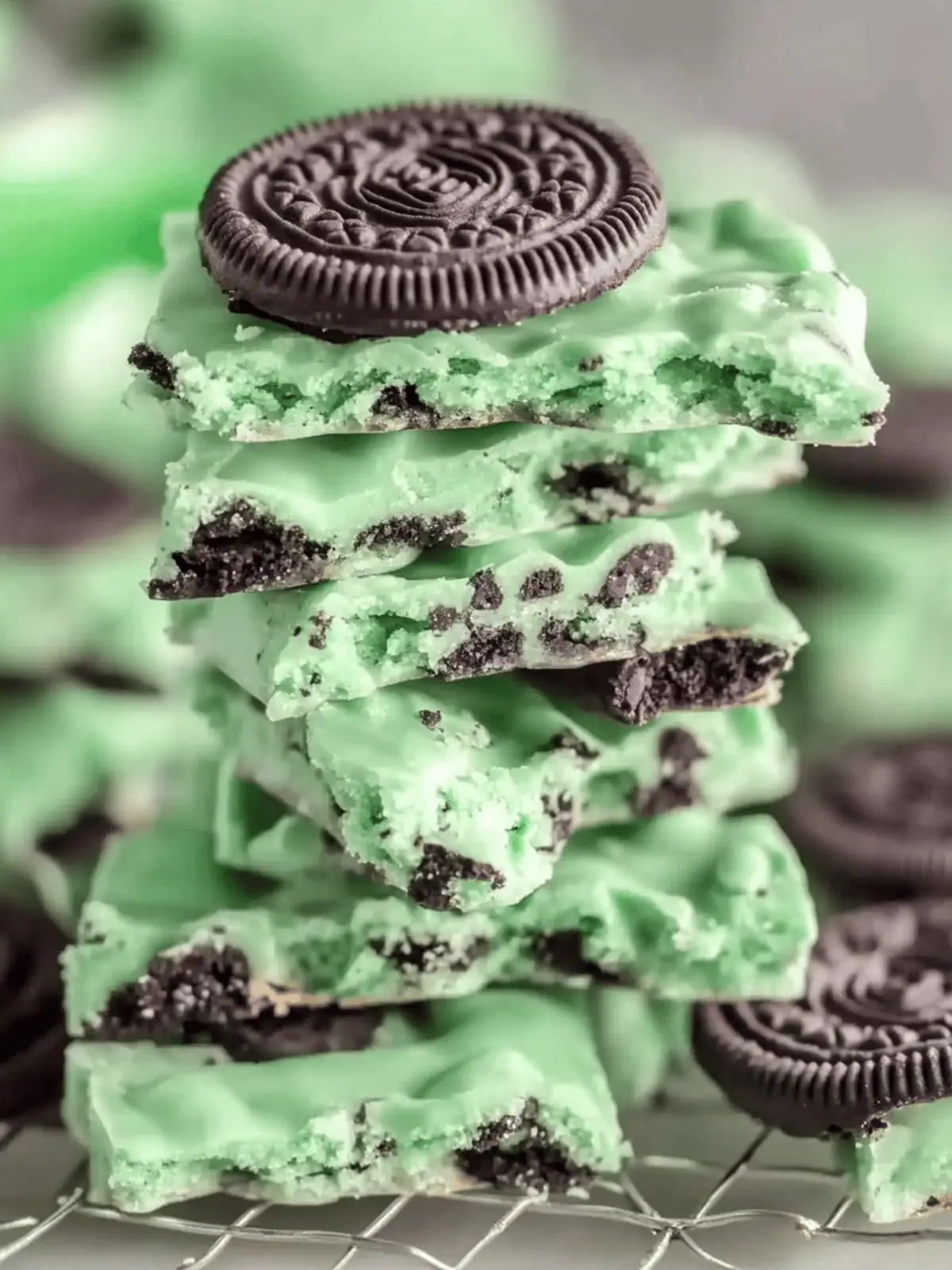 Mint Oreo Bark