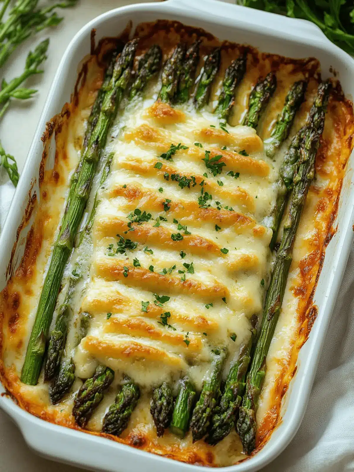 Cheesy Baked Asparagus