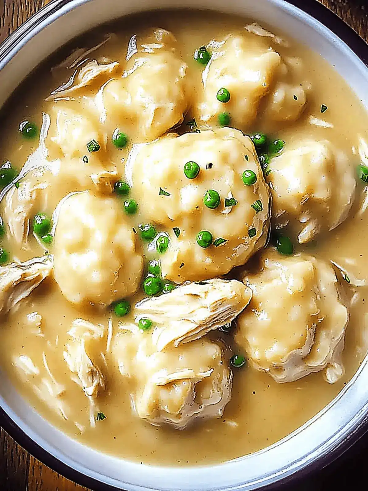 Slow Cooker Chicken & Dumplings