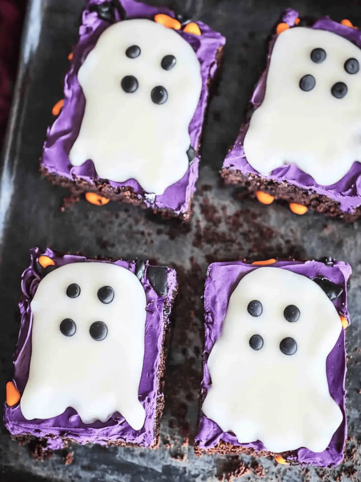 Halloween Ghost Brownies