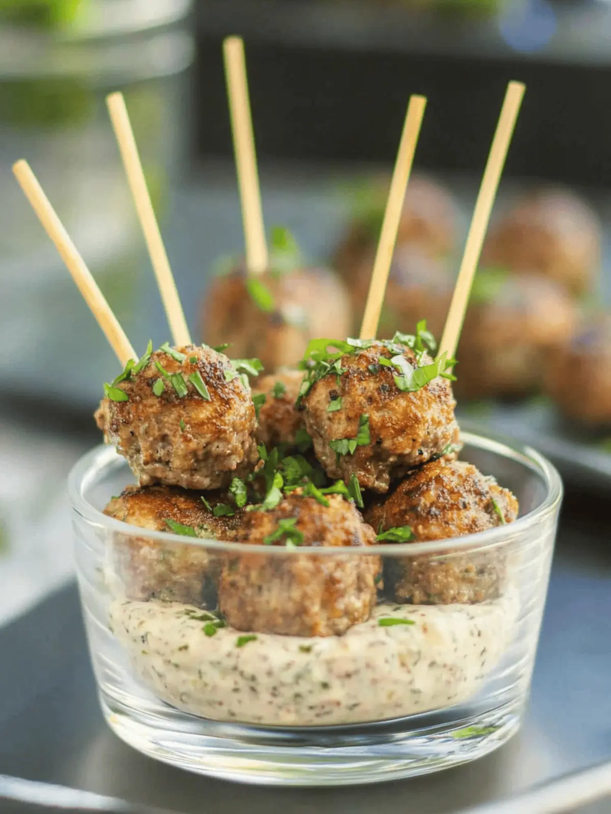 Meatballs With Tzatziki