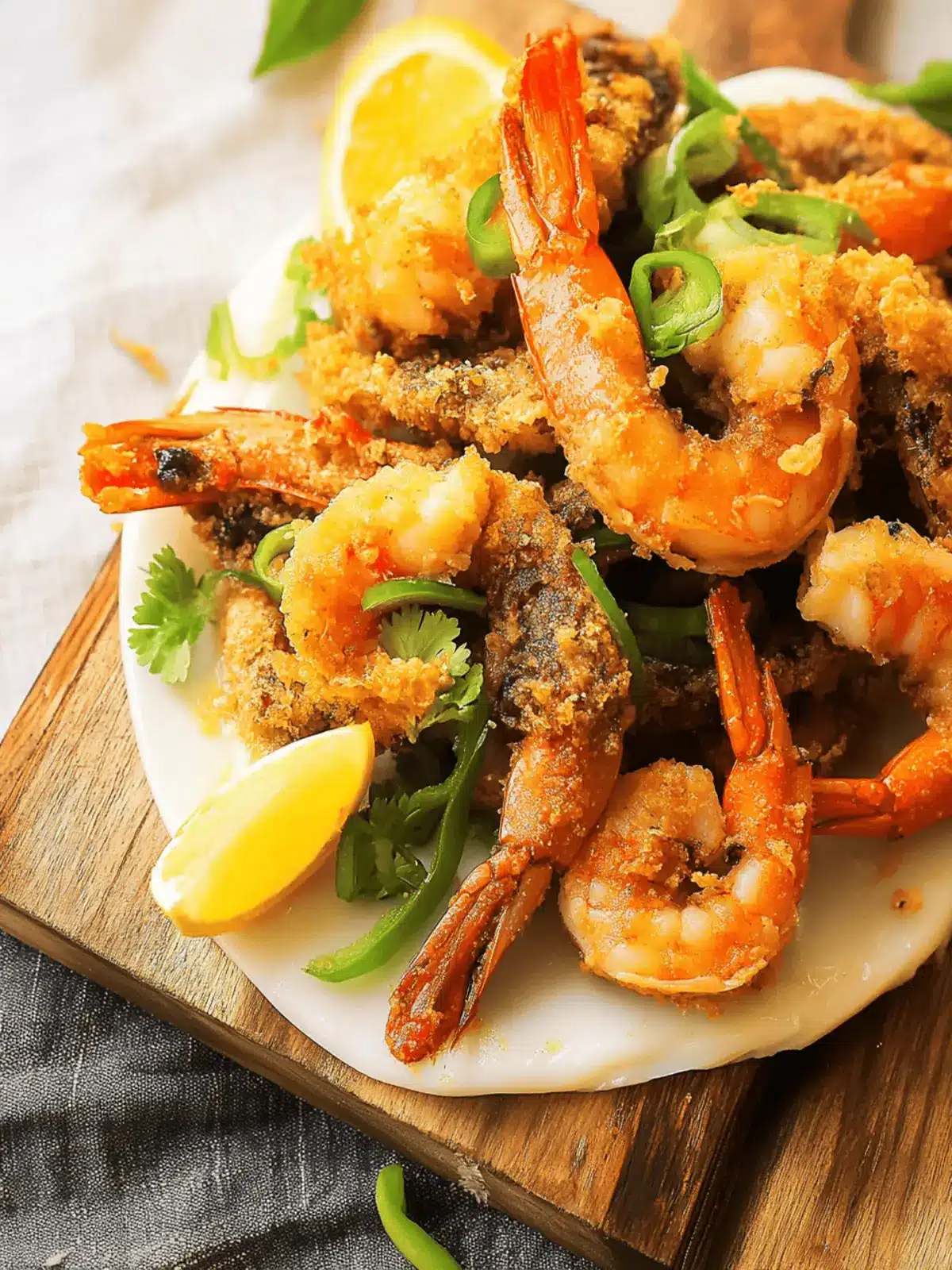 Salted Egg Yolk Prawns