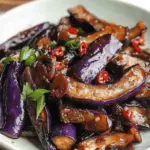 Chinese Spicy Garlic Eggplant
