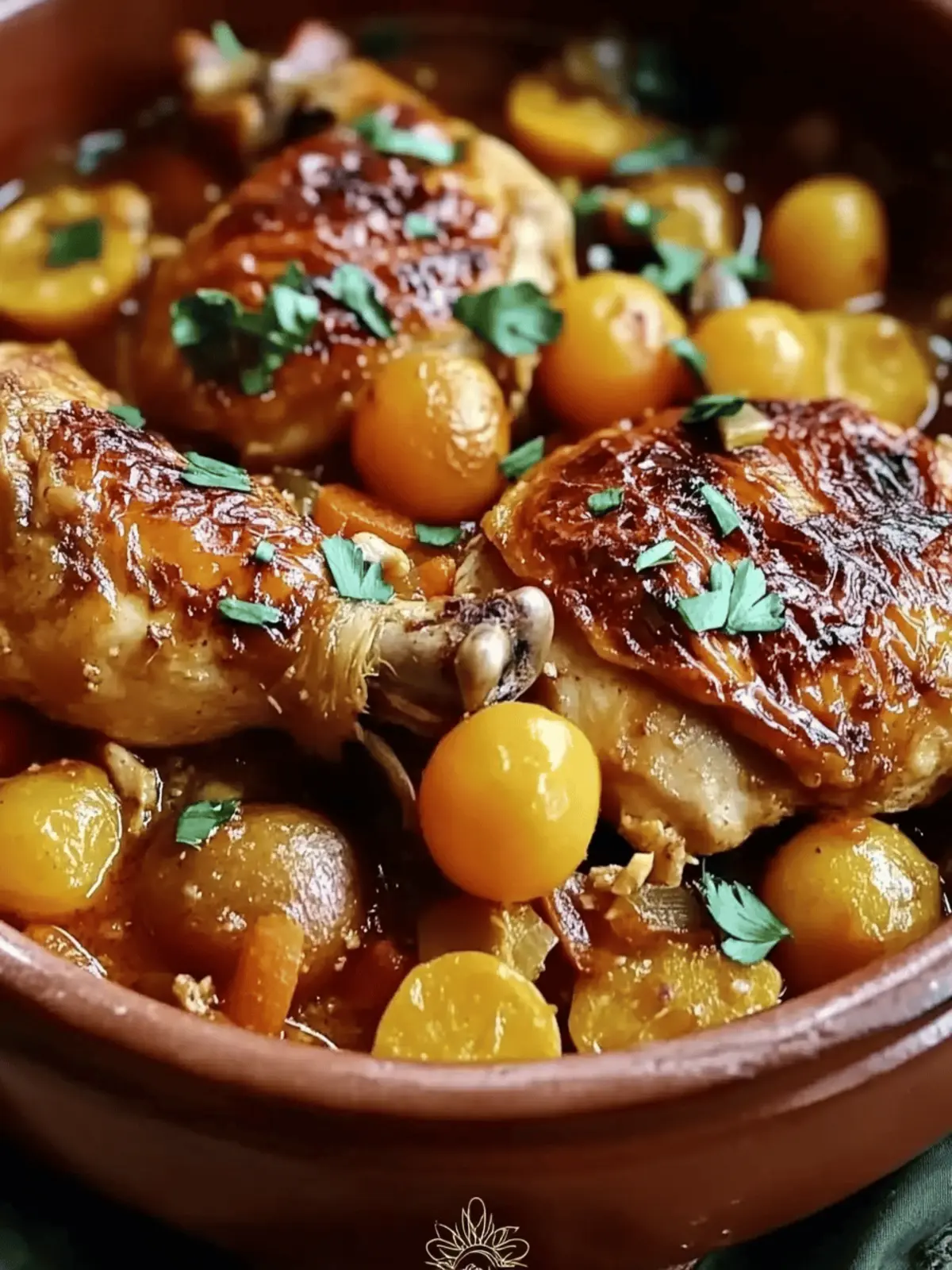 Traditional Moroccan Chicken Tagine