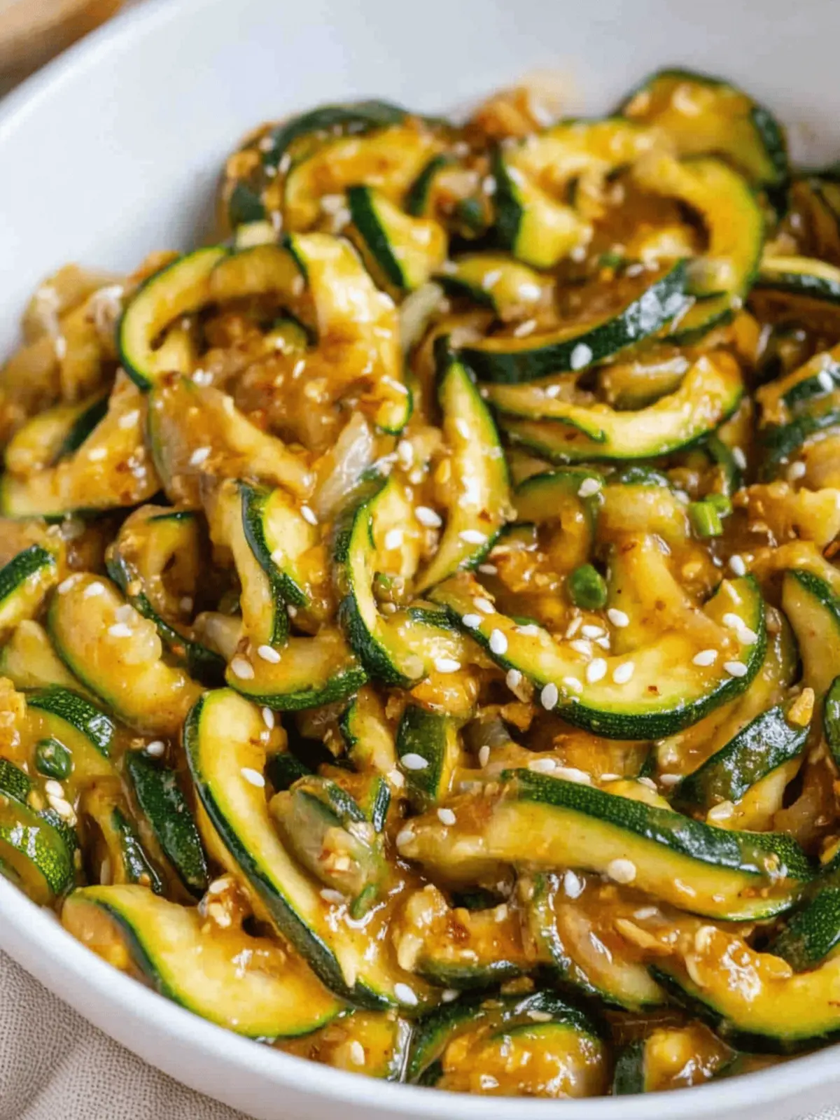 Spicy Garlic Chinese Zucchini