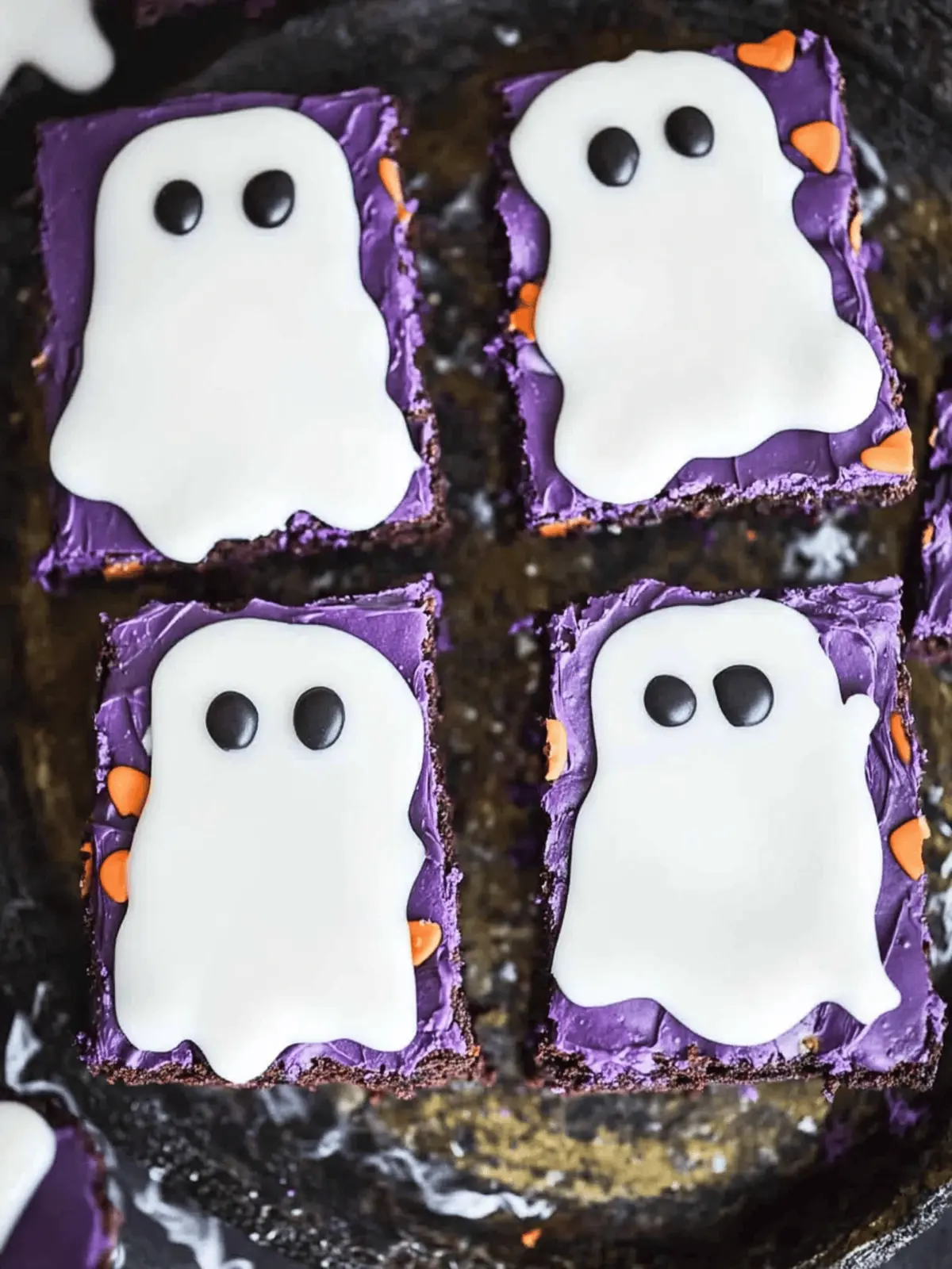 Halloween Ghost Brownies