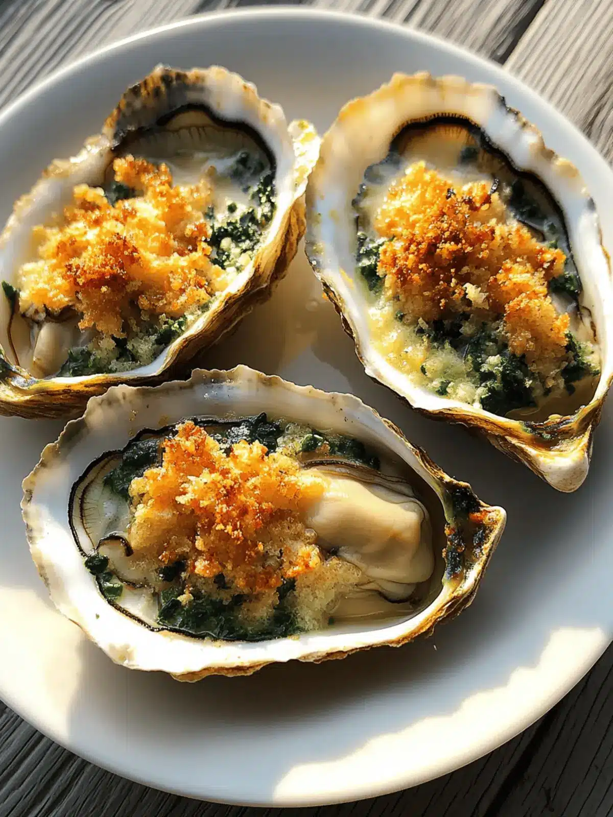 Oysters Rockefeller
