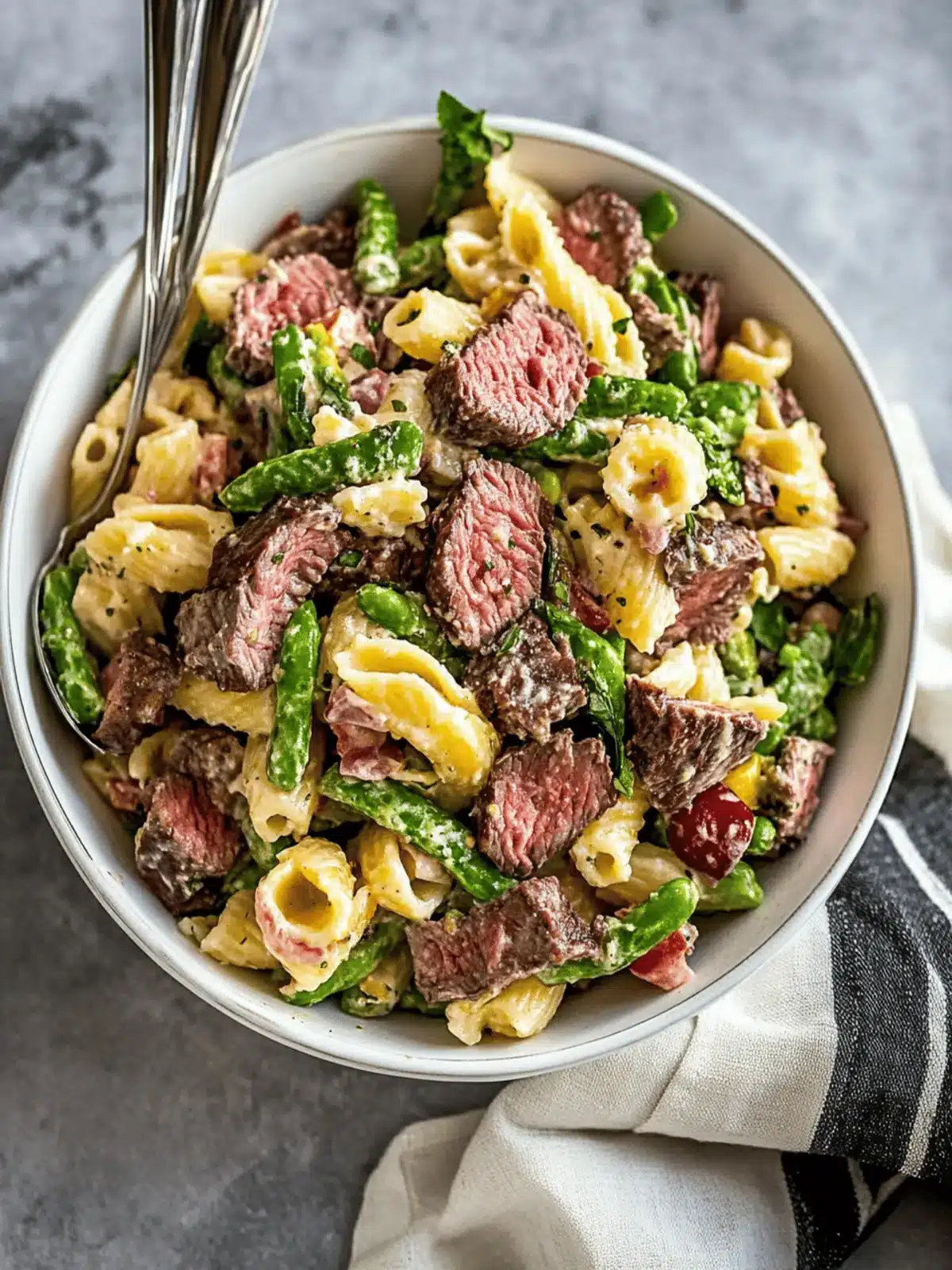 Steak Pasta Salad