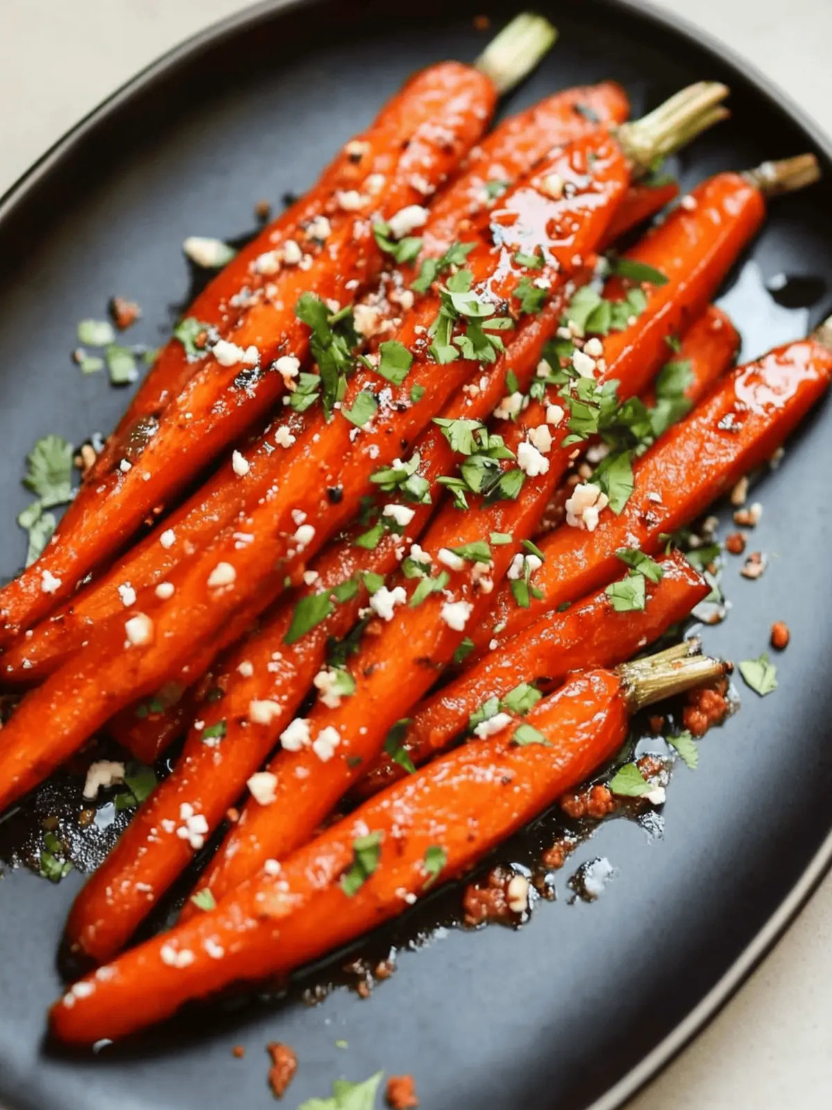Gochujang Oven Roasted Carrots