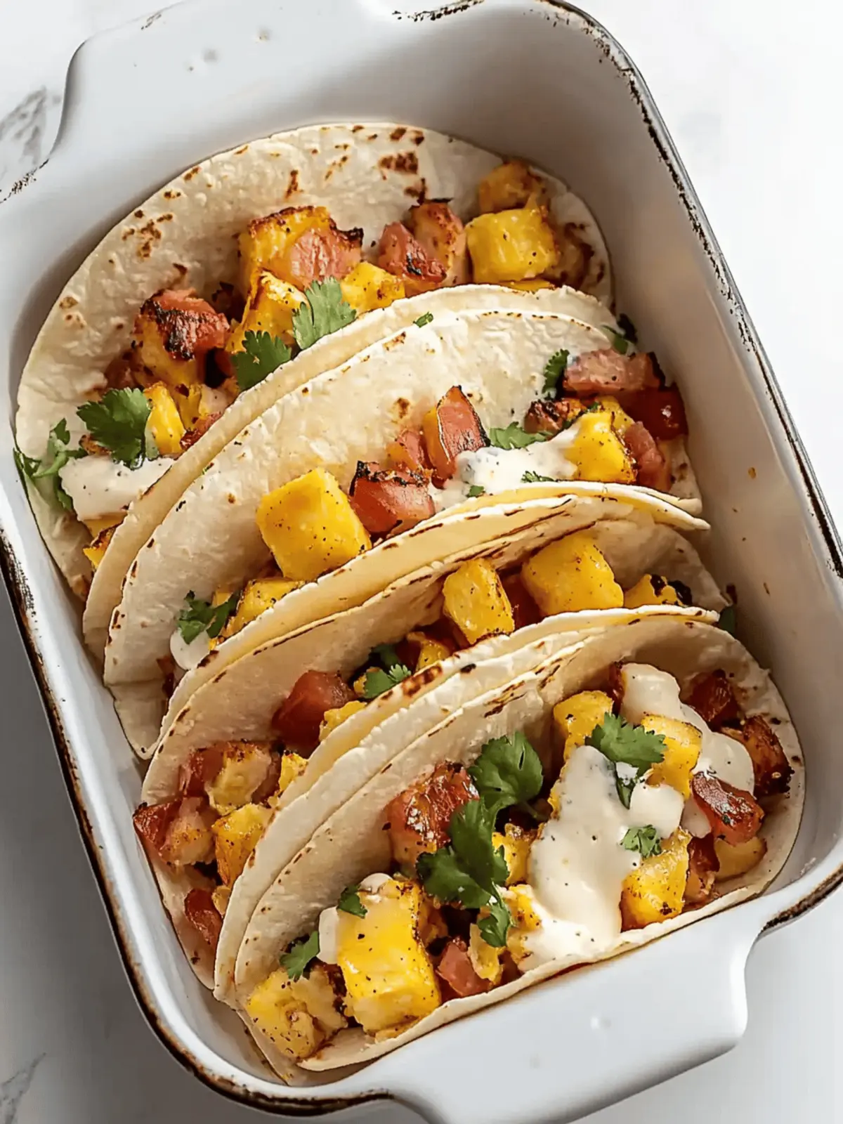 Baked Breakfast Tacos