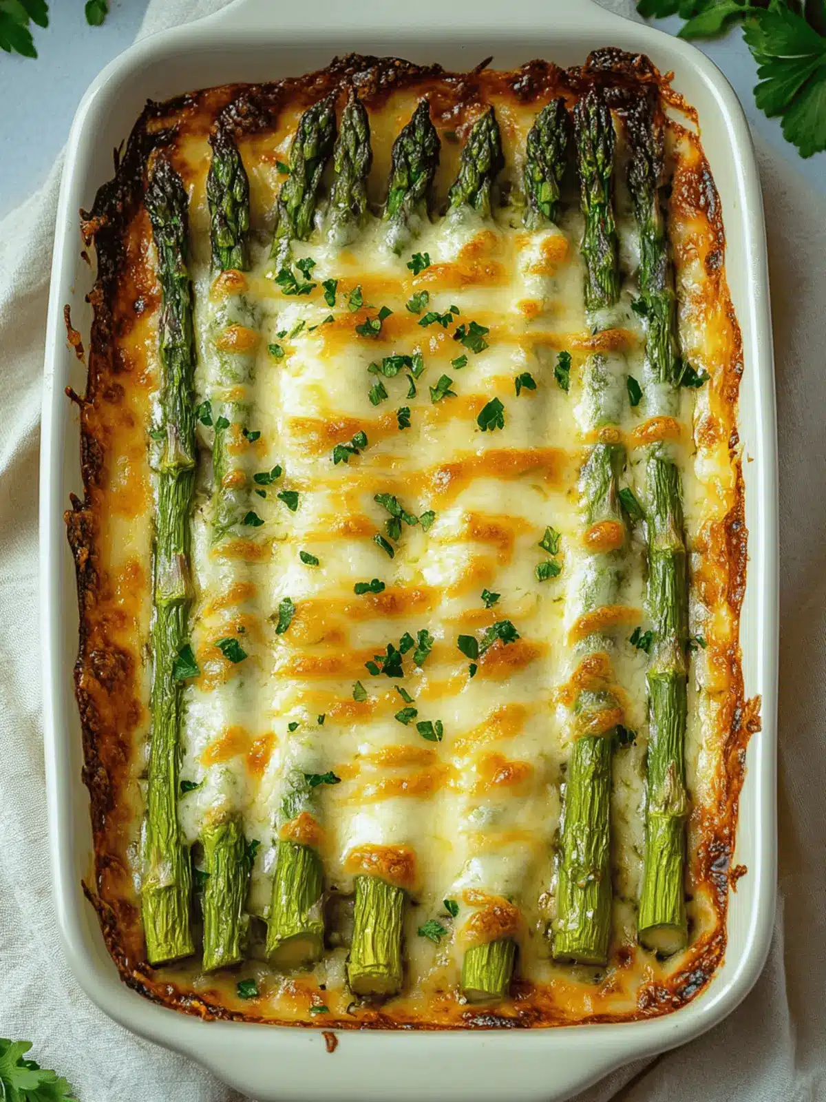Cheesy Baked Asparagus