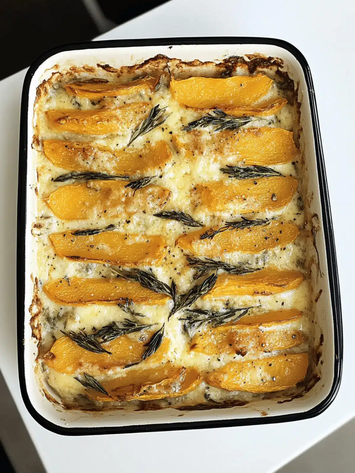 Sage Butternut Squash Gratin