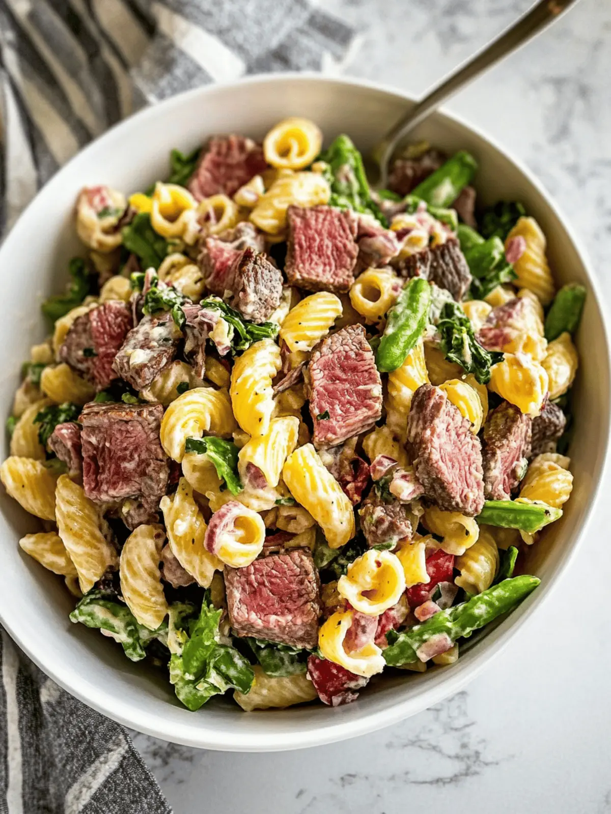 Steak Pasta Salad