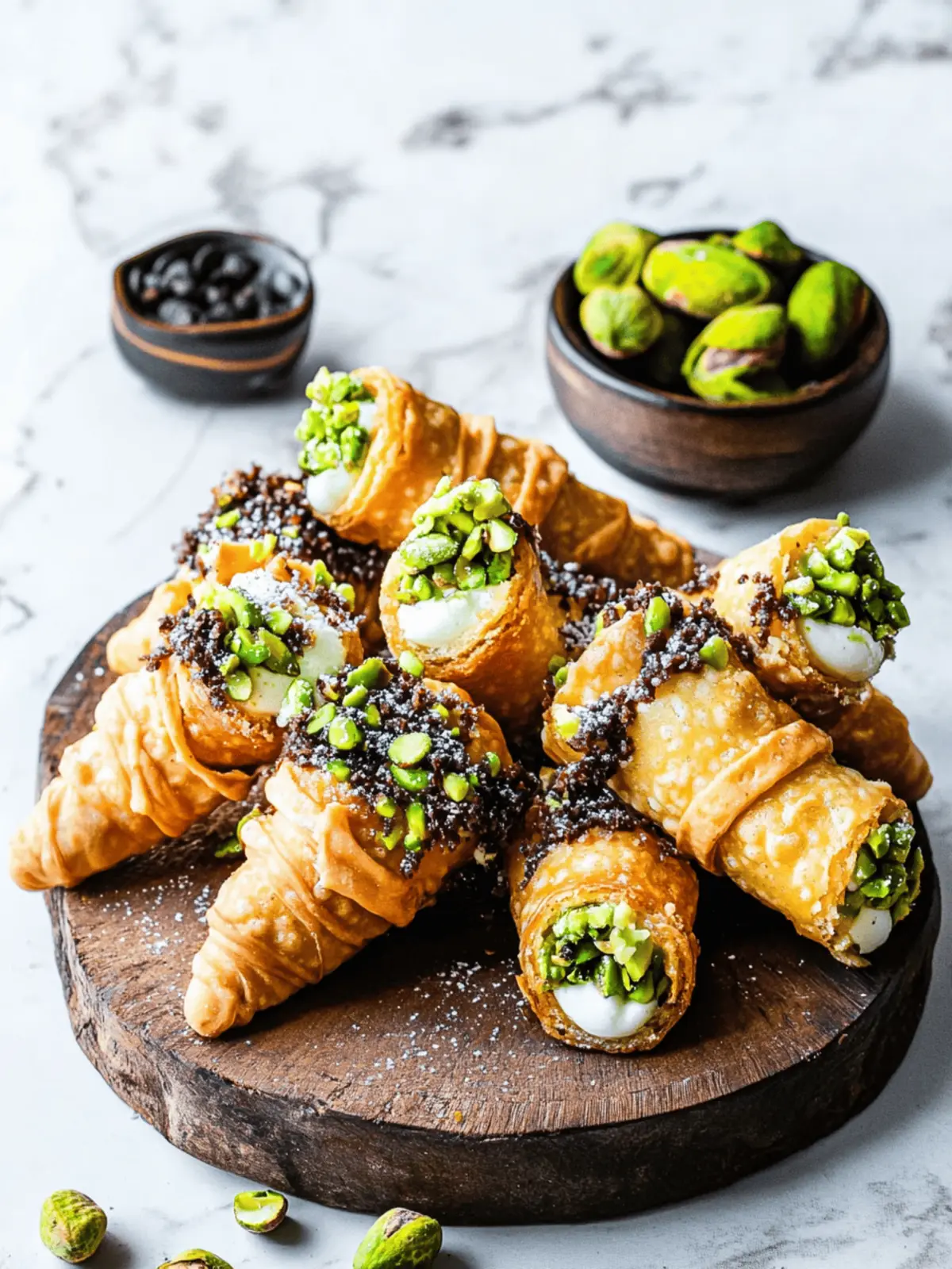 Pistachio Cannoli