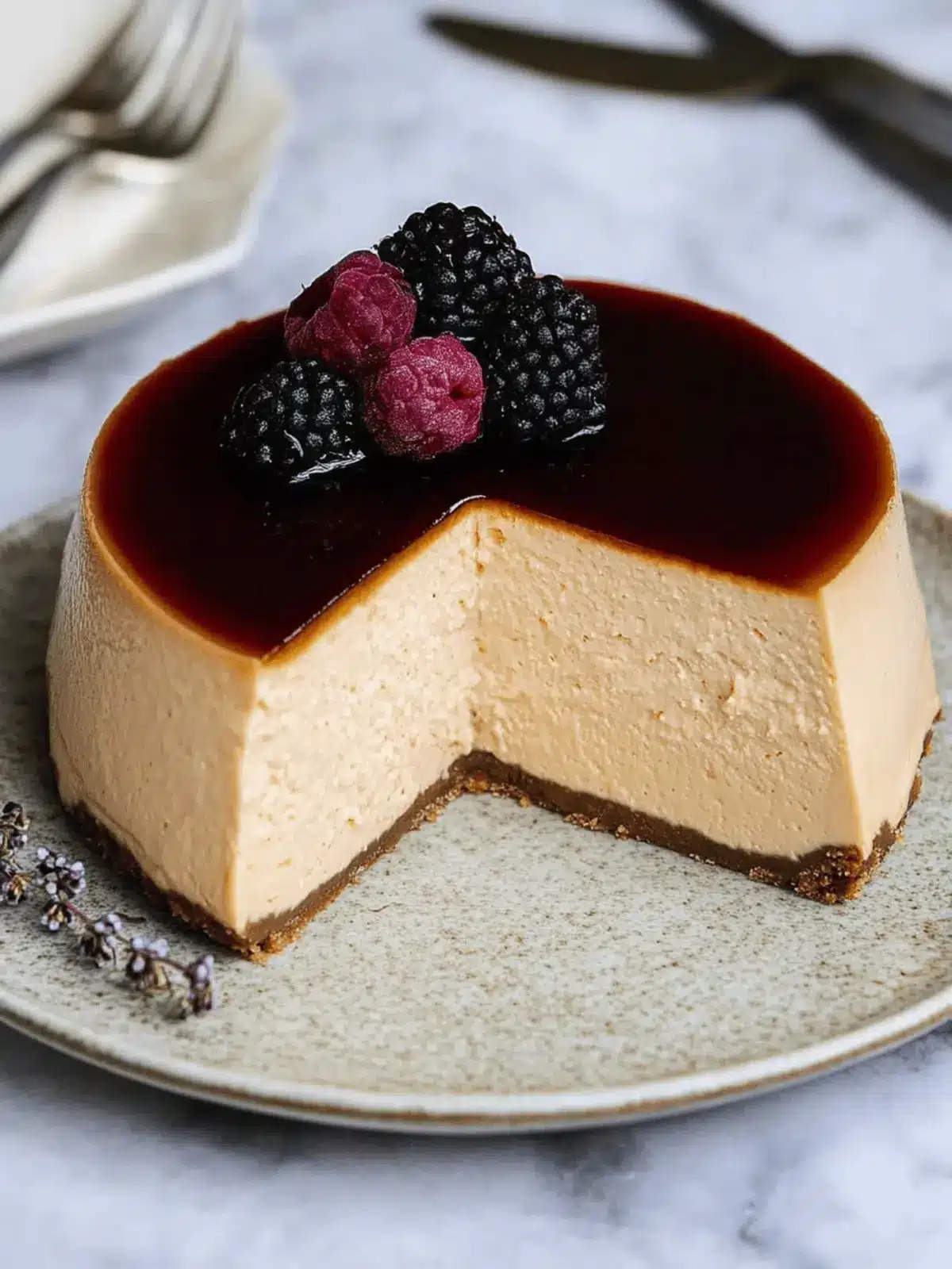 London Fog Basque Cheesecake