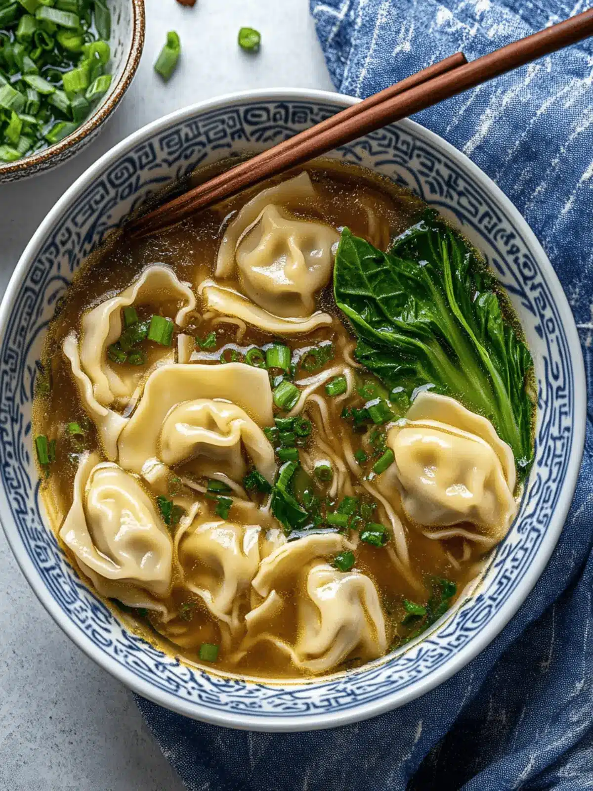 Wonton Noodle Soup