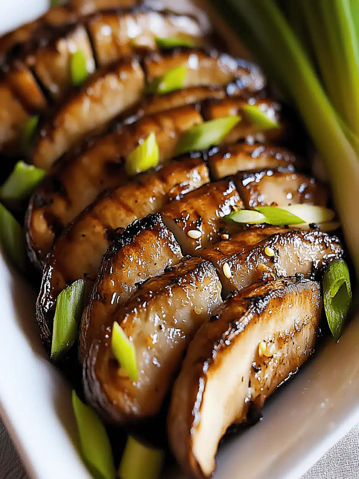 Marinated Grilled Portobello Mushrooms