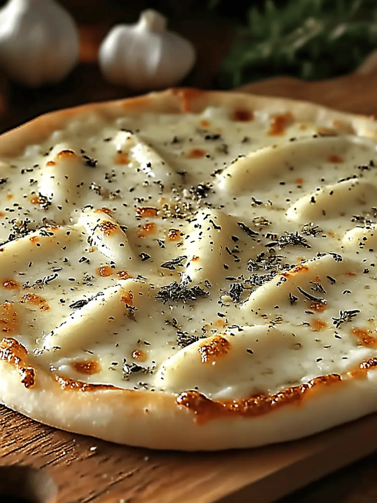 Creamy White Garlic Pizza Sauce