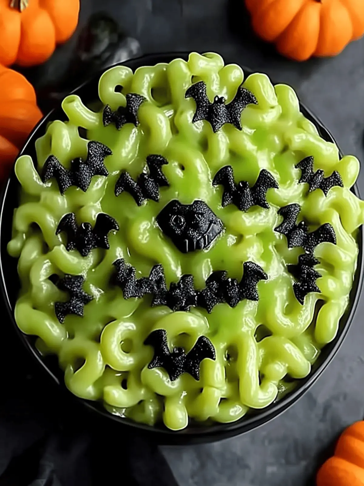 Halloween Monster Mac and Cheese