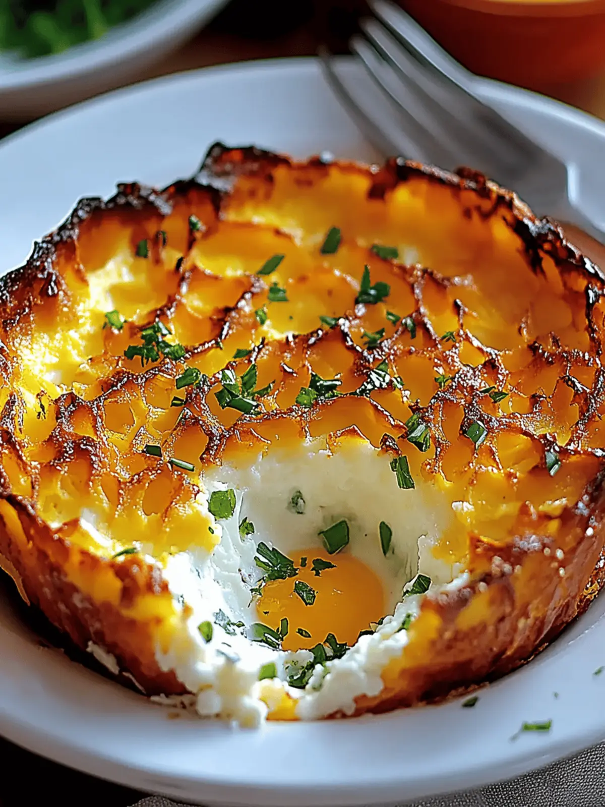 Baked Cottage Cheese Eggs