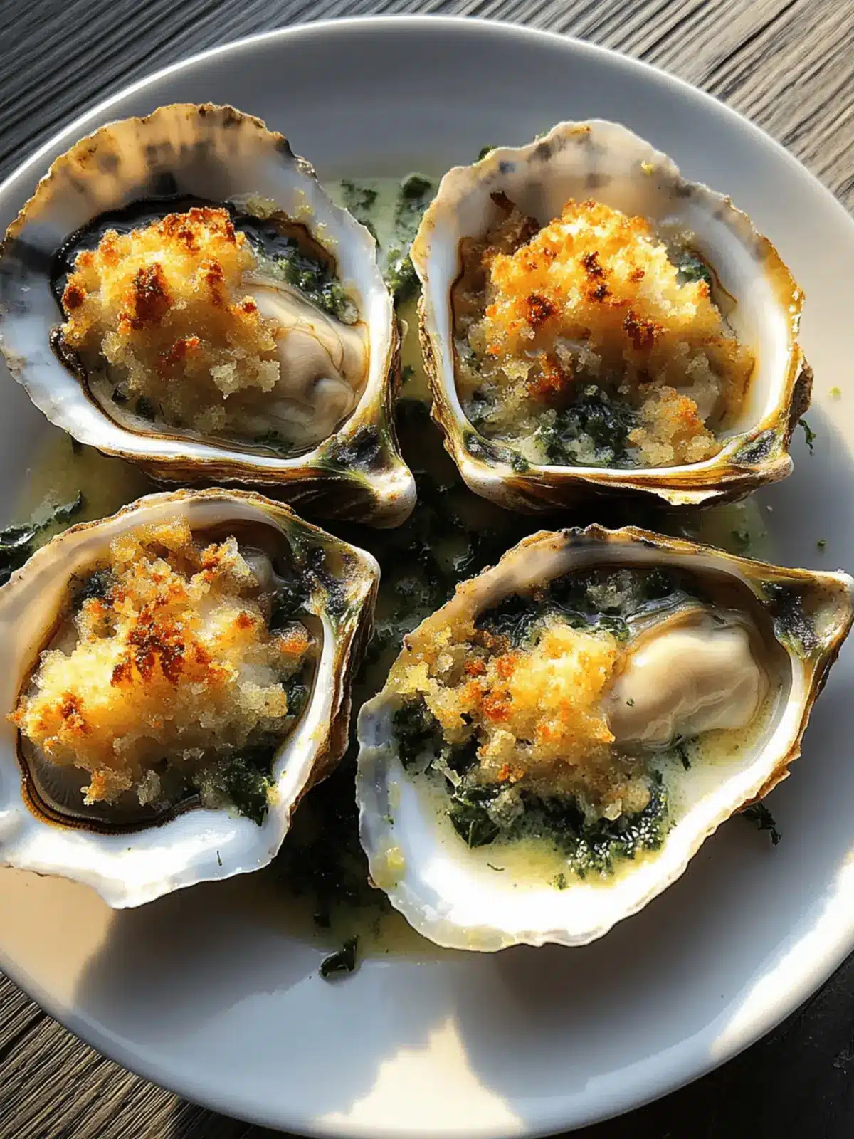 Oysters Rockefeller