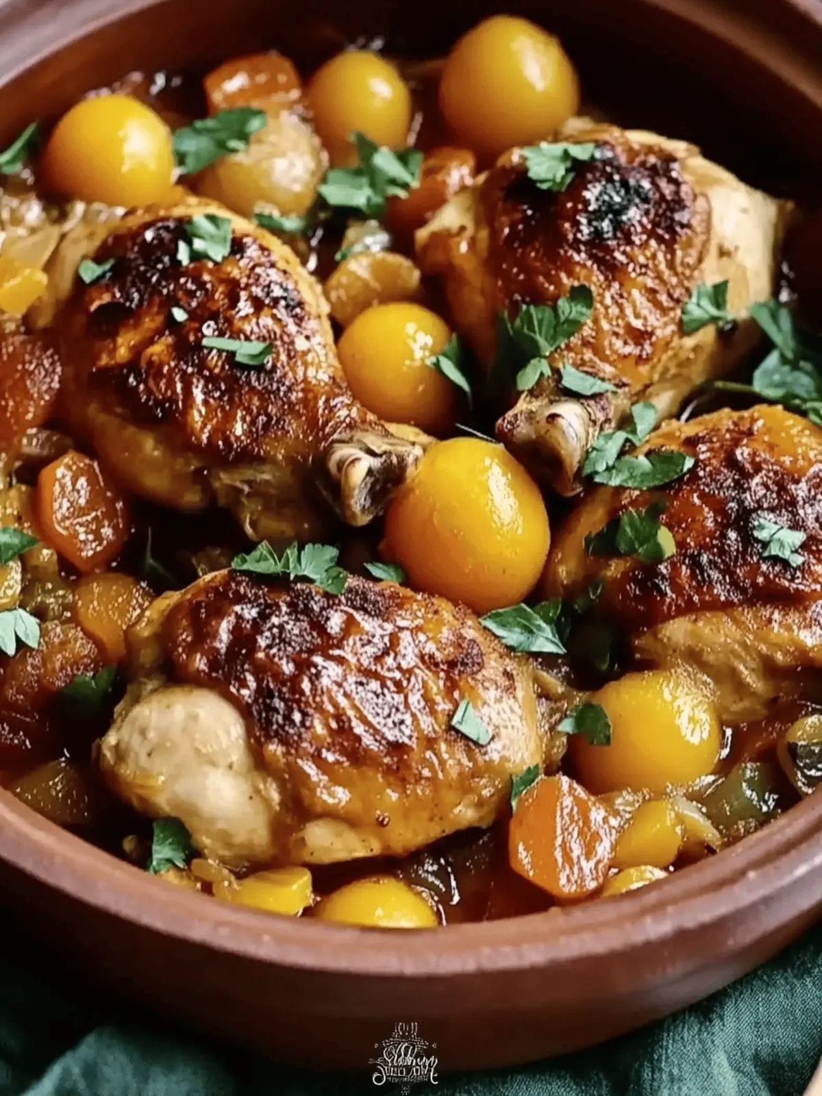 Traditional Moroccan Chicken Tagine