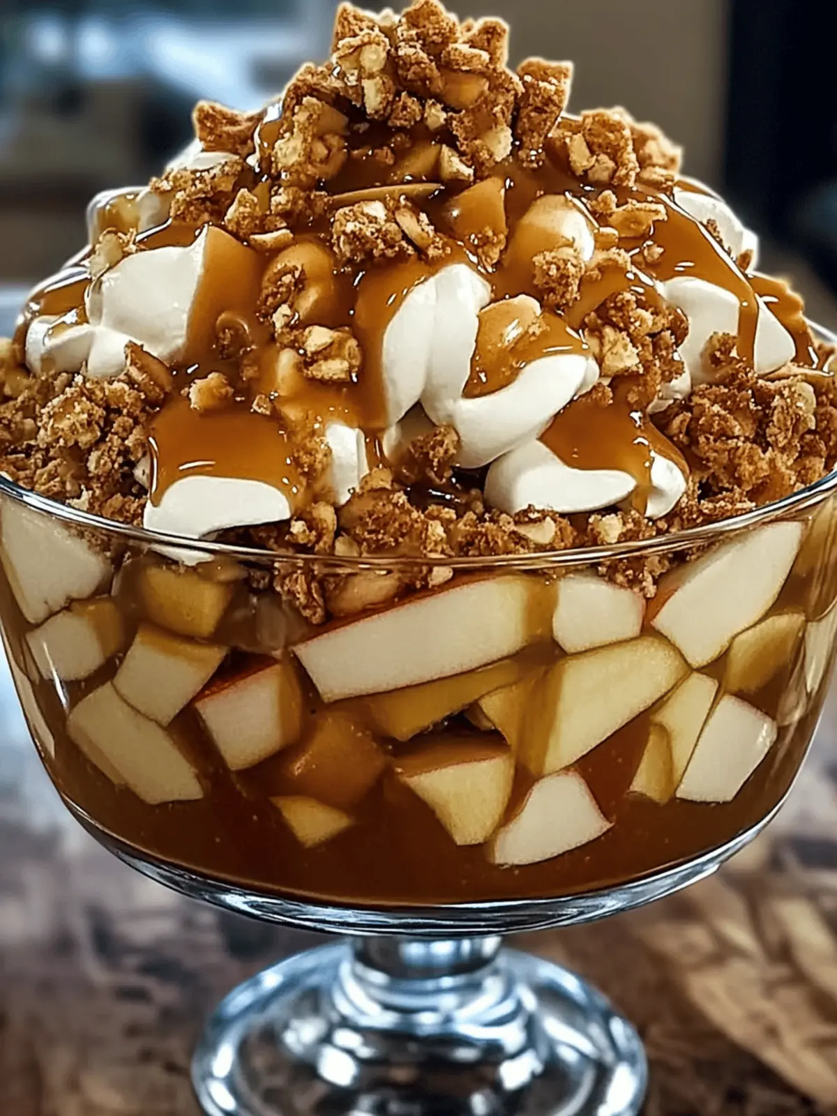Caramel Apple Trifle