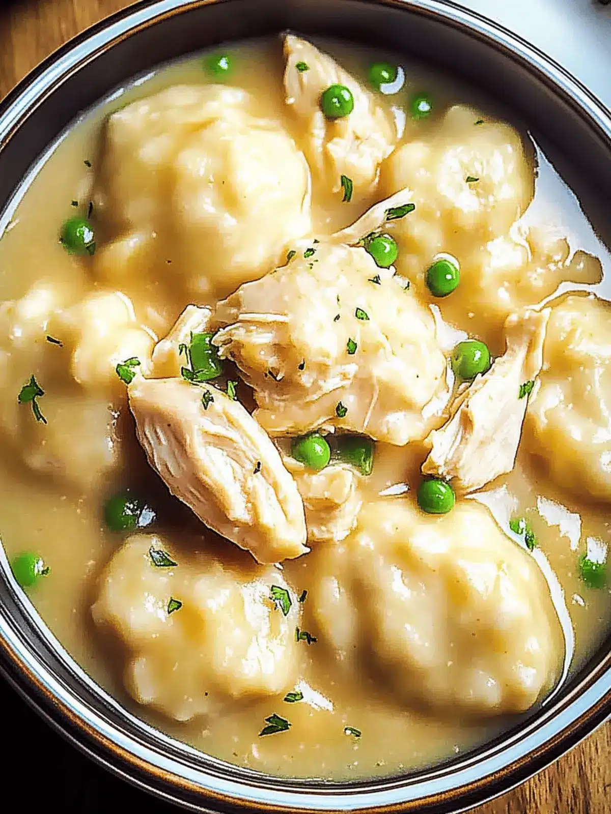 Slow Cooker Chicken & Dumplings