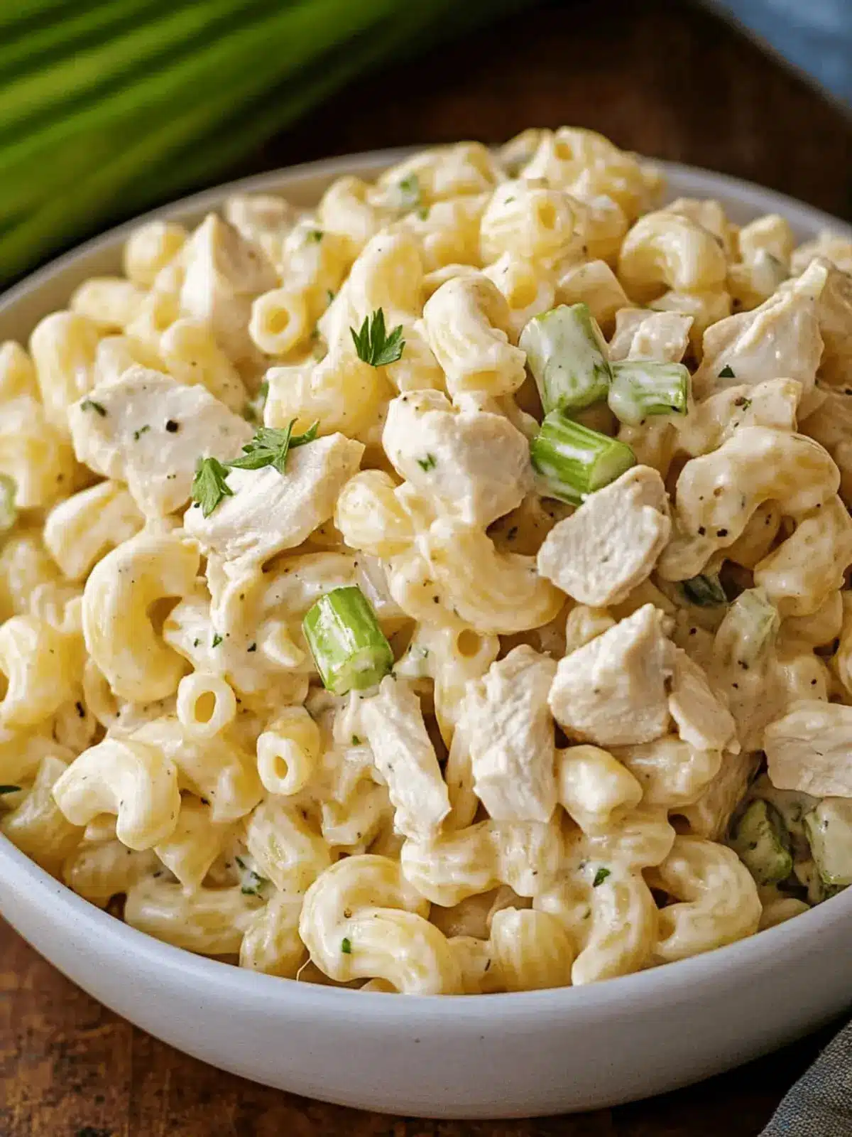 Cold Chicken Macaroni Salad