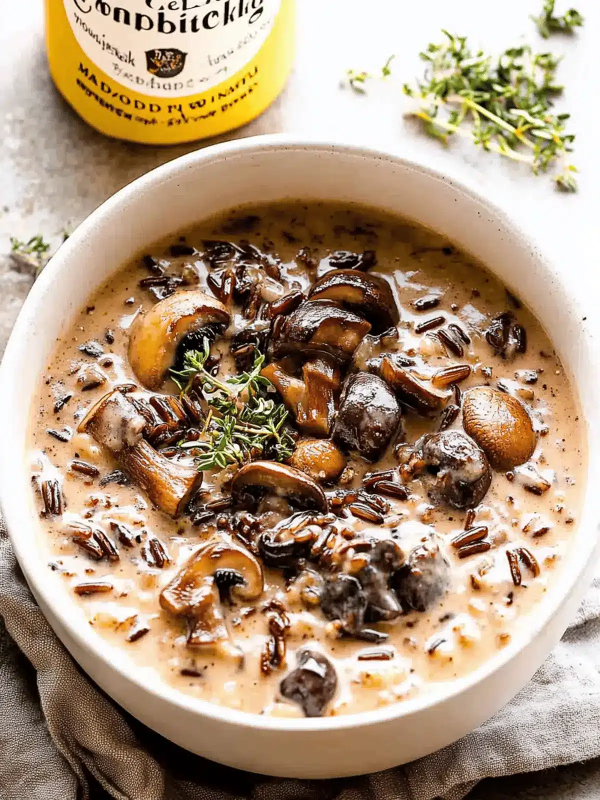 Creamy Wild Rice and Mushroom Soup for Cozy Nights Creamy Wild Rice and Mushroom Soup