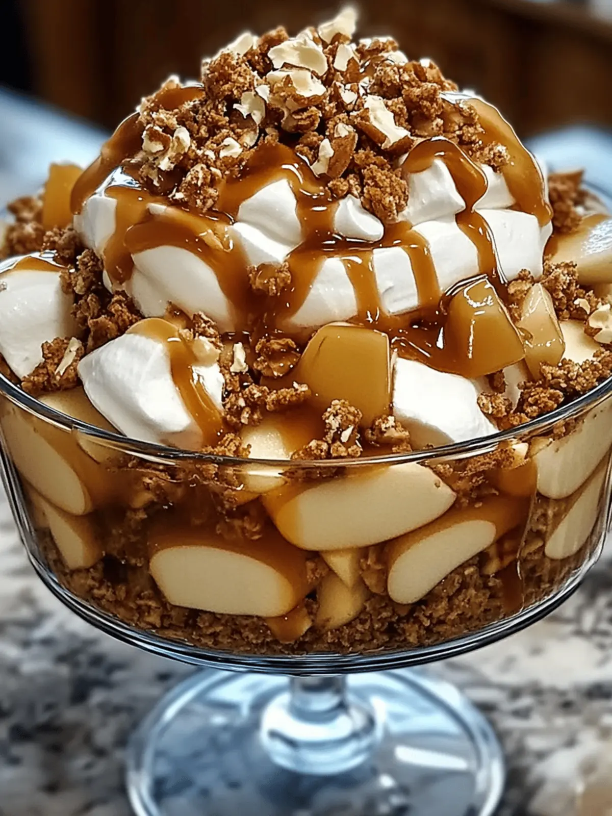 Caramel Apple Trifle