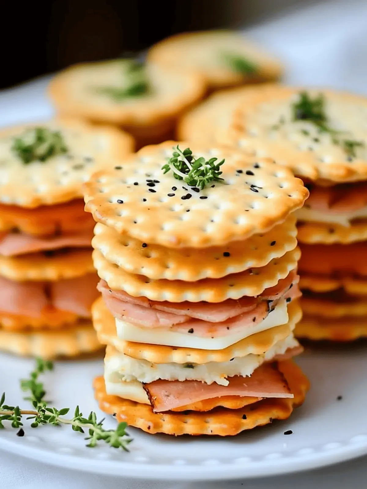 Ritz Crackers Party Sandwiches
