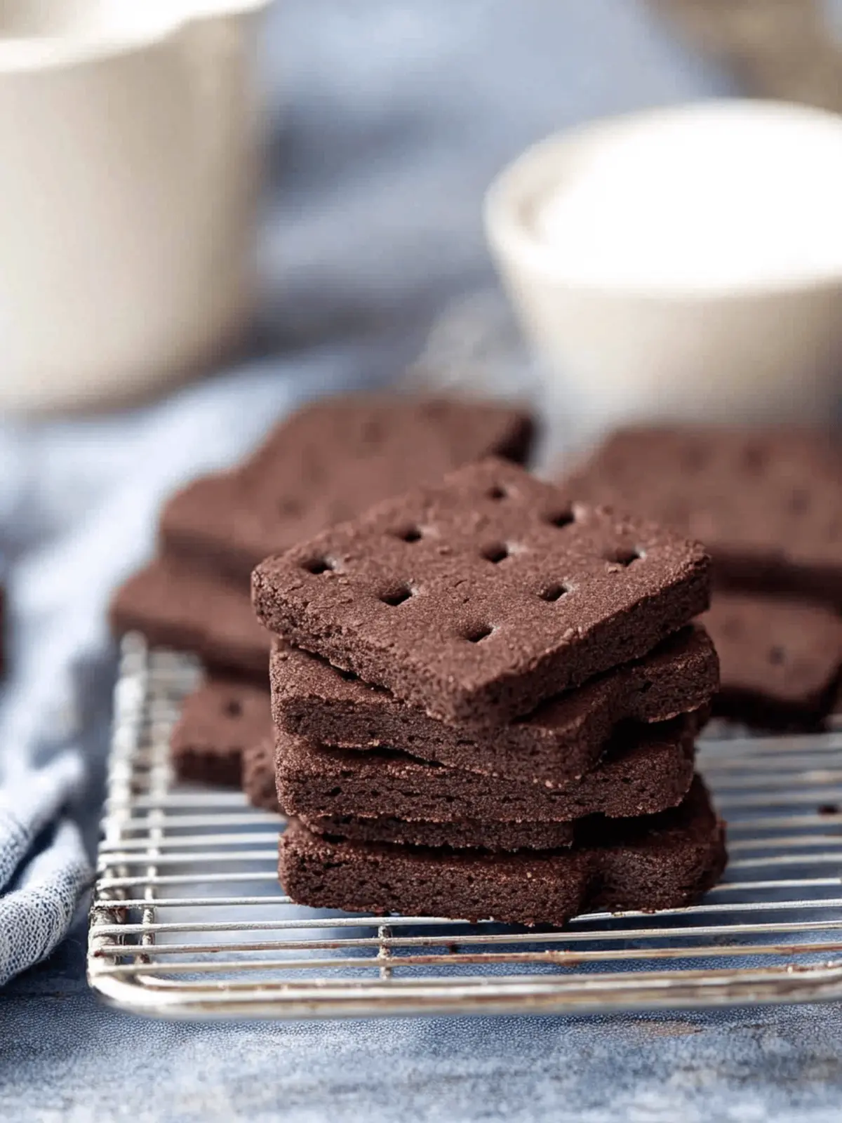 Chocolate Shortbread Cookies