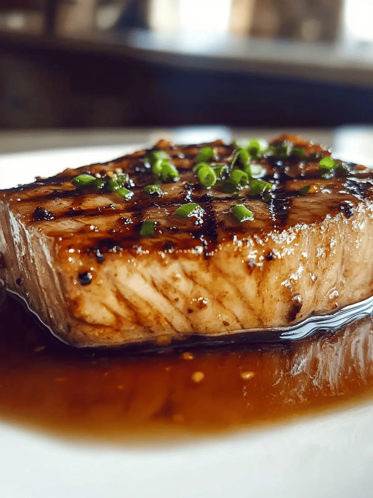 Grilled Soy-Ginger Tuna Steak