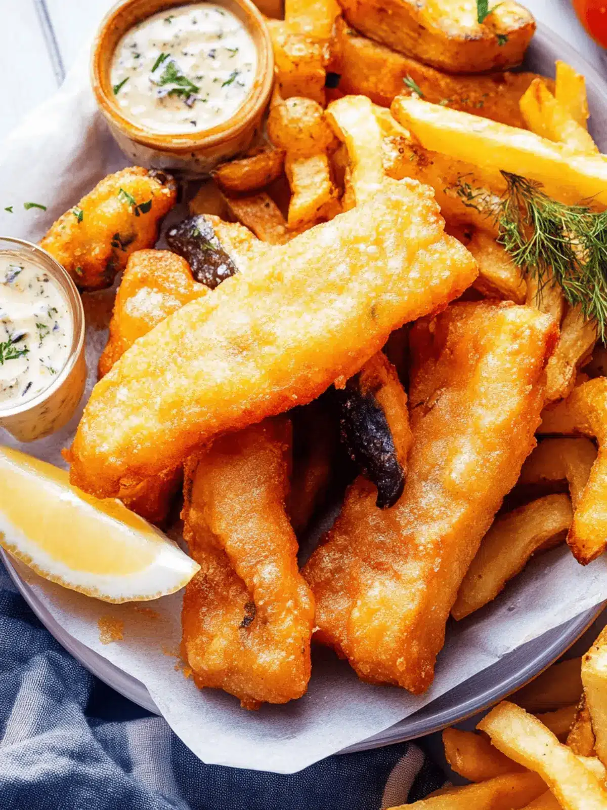 Crispiest Beer Battered Vegan Fish and Chips