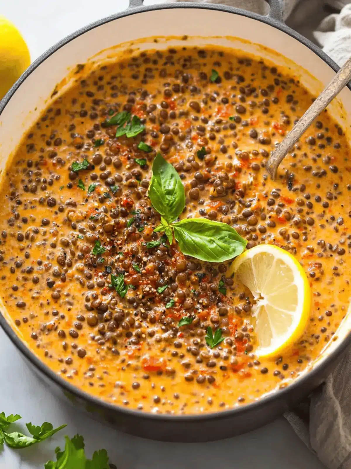 Creamy Marry Me Lentils