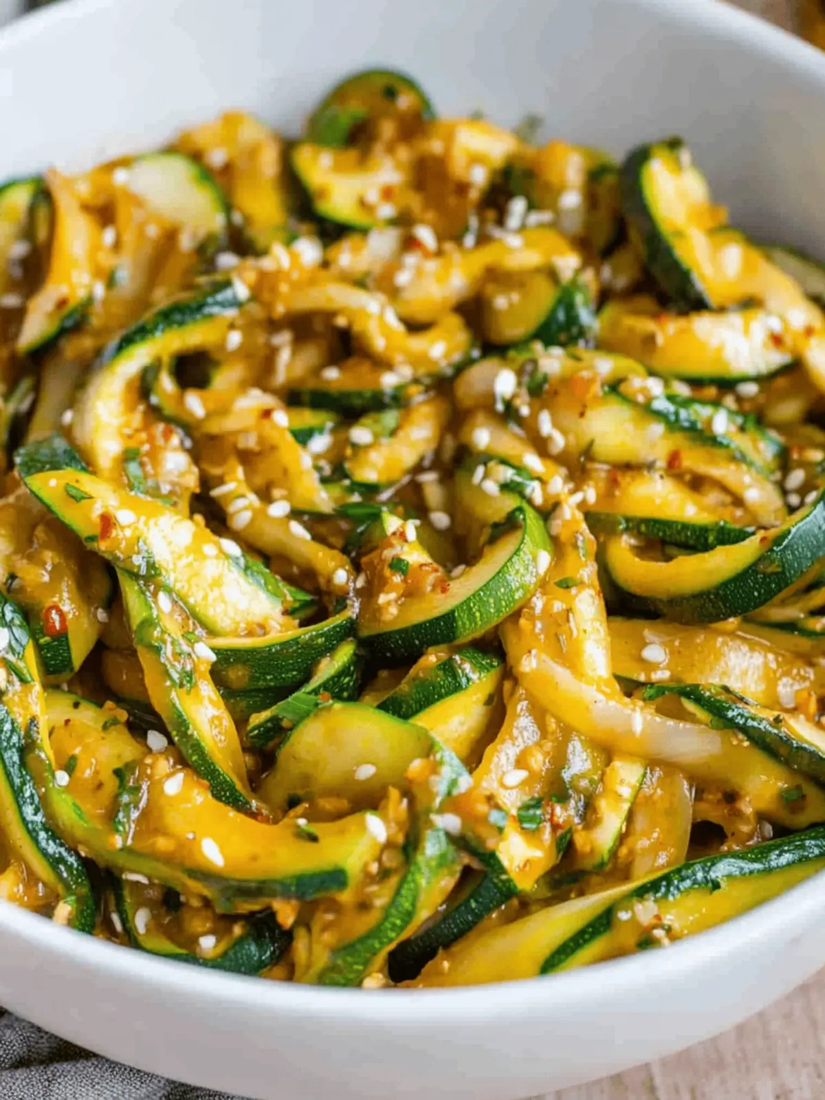 Spicy Garlic Chinese Zucchini